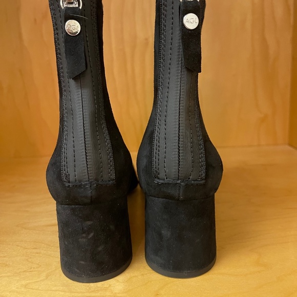 New AGL Suede Black Lisette Bootie Size 36.5 - Picture 2 of 11